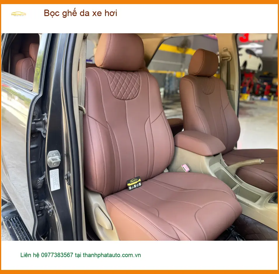 Anh Tú bọc ghế da xe hơi Kia K3 tại Quận 9 để nội thất thêm sang trọng ảnh thực tế 5