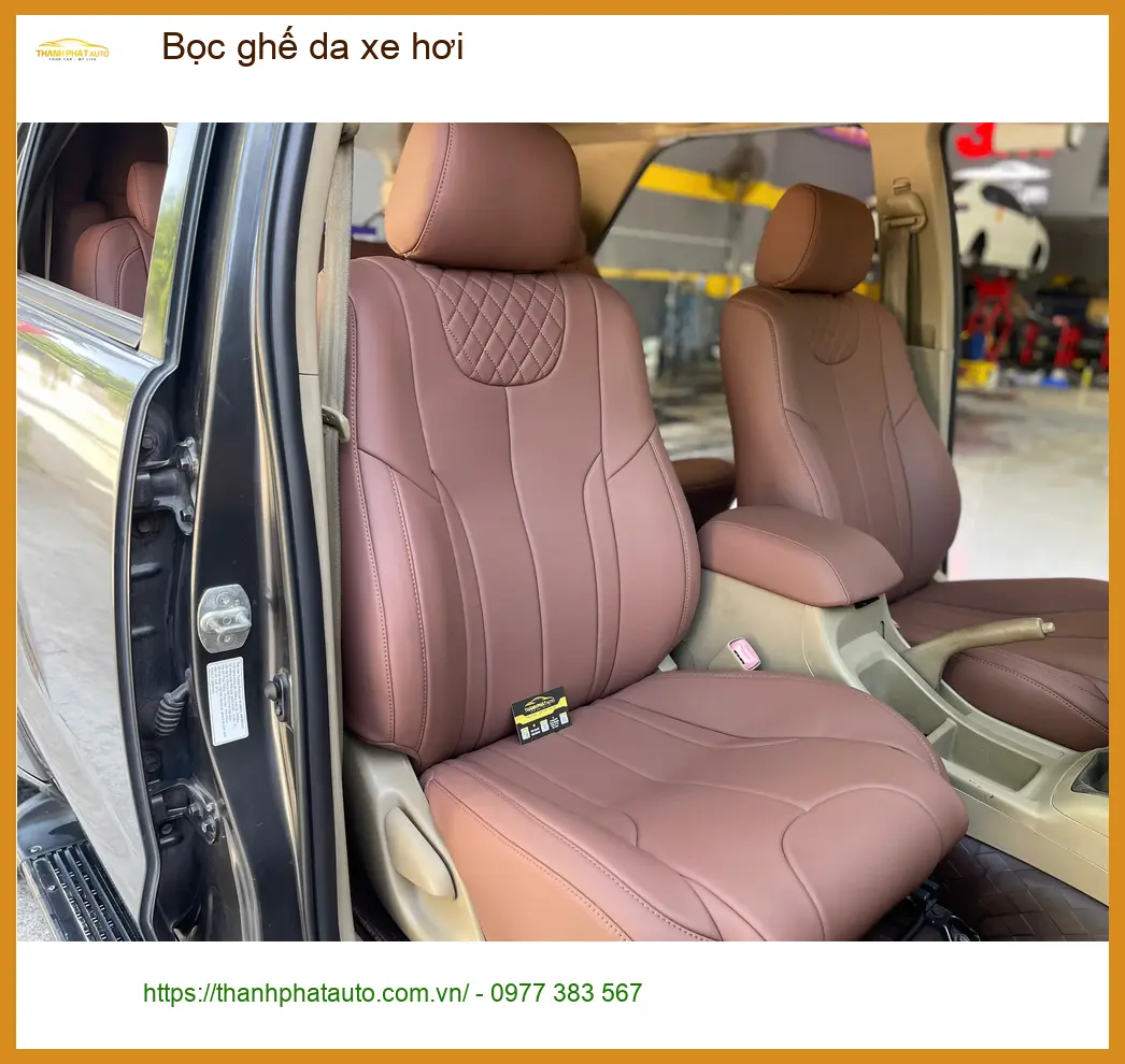 Anh Quang bọc ghế da xe Hyundai Creta tại Quận Tân Phú để nội thất xe thêm phần sang trọng