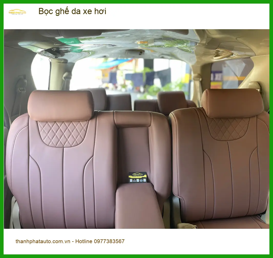 Anh Quang bọc ghế da xe Hyundai Creta tại Quận Tân Phú để nội thất xe thêm phần sang trọng ảnh thực tế 5