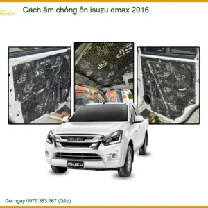 Cách Âm Chống Ồn Isuzu Dmax 2016 - Địa Chỉ Lắp Đặt Uy Tín TPHCM