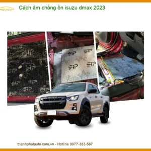 Cách âm chống ồn Isuzu D-Max 2023 - Địa Chỉ Lắp Đặt Uy Tín TPHCM