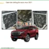 Cách âm chống ồn Isuzu MUX 2021 - Địa Chỉ Lắp Đặt Uy Tín TPHCM