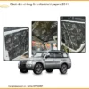 Cách âm chống ồn Mitsubishi Pajero 2011 - Trung Tâm Thi Công Uy Tín TPHCM