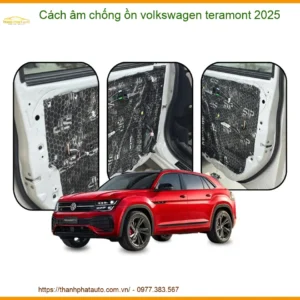 Cách âm chống ồn Volkswagen Teramont 2025 - Trung Tâm Lắp Đặt Uy Tín TPHCM