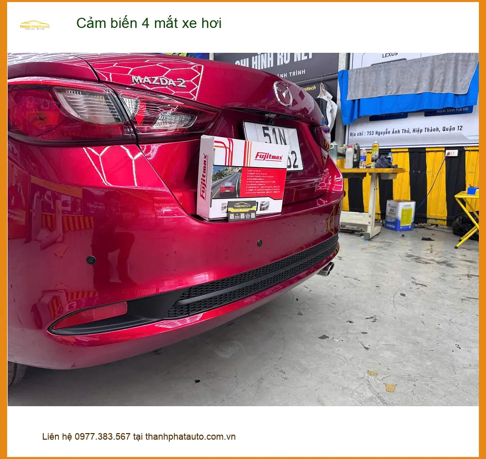 Anh Bách lắp cảm biến 4 mắt xe hơi Hyundai Creta tại Quận 11 đỗ xe dễ hơn ảnh thực tế 2