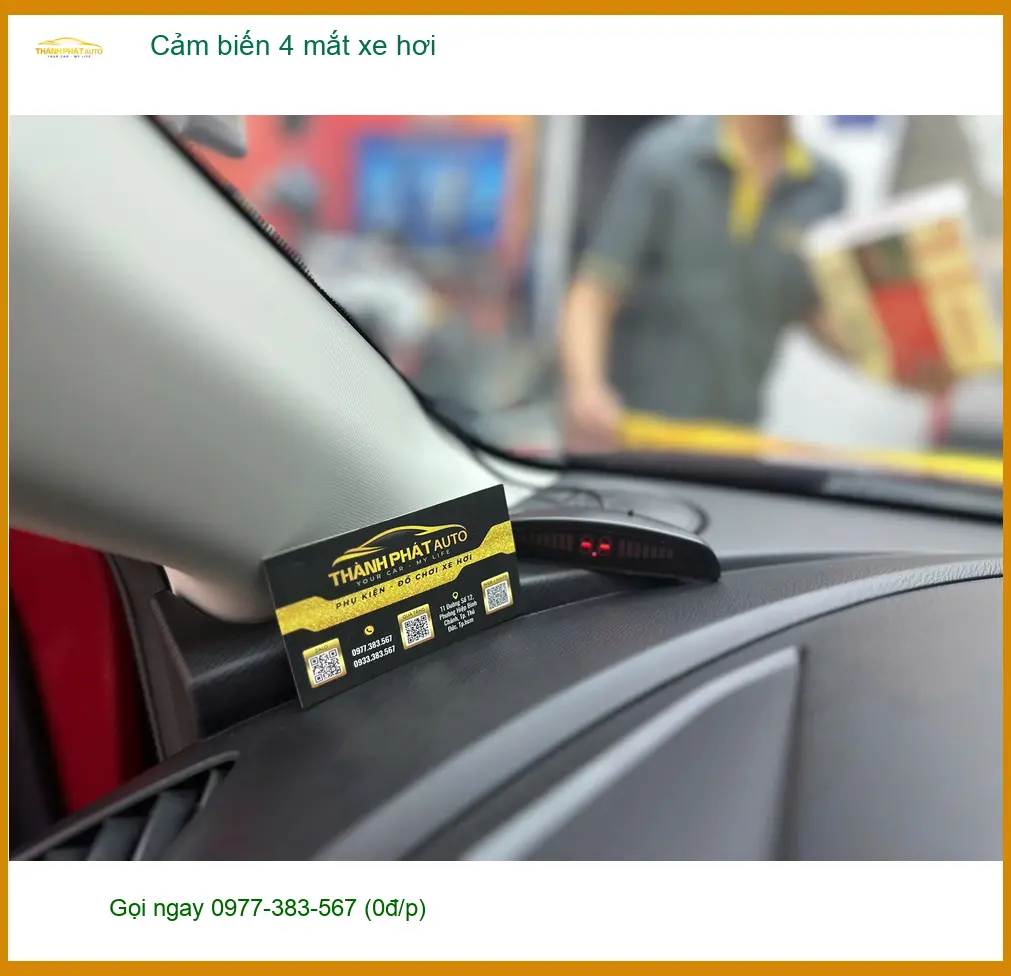 Anh Quân lắp cảm biến 4 mắt xe hơi cho Mazda CX-5 tại Quận Huyện Nhà Bè ảnh thực tế 2