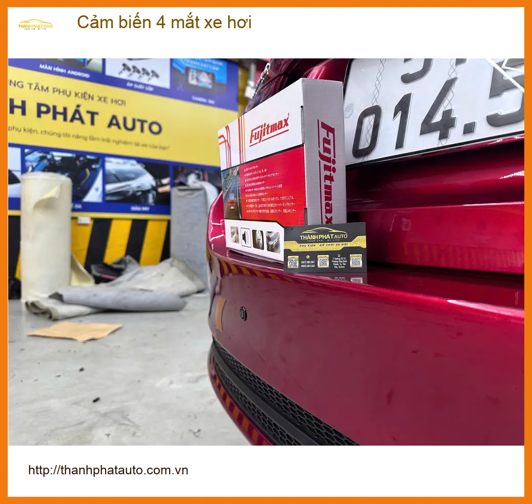 Anh Quân lắp cảm biến 4 mắt xe hơi cho Mazda CX-5 tại Quận Huyện Nhà Bè ảnh thực tế 4