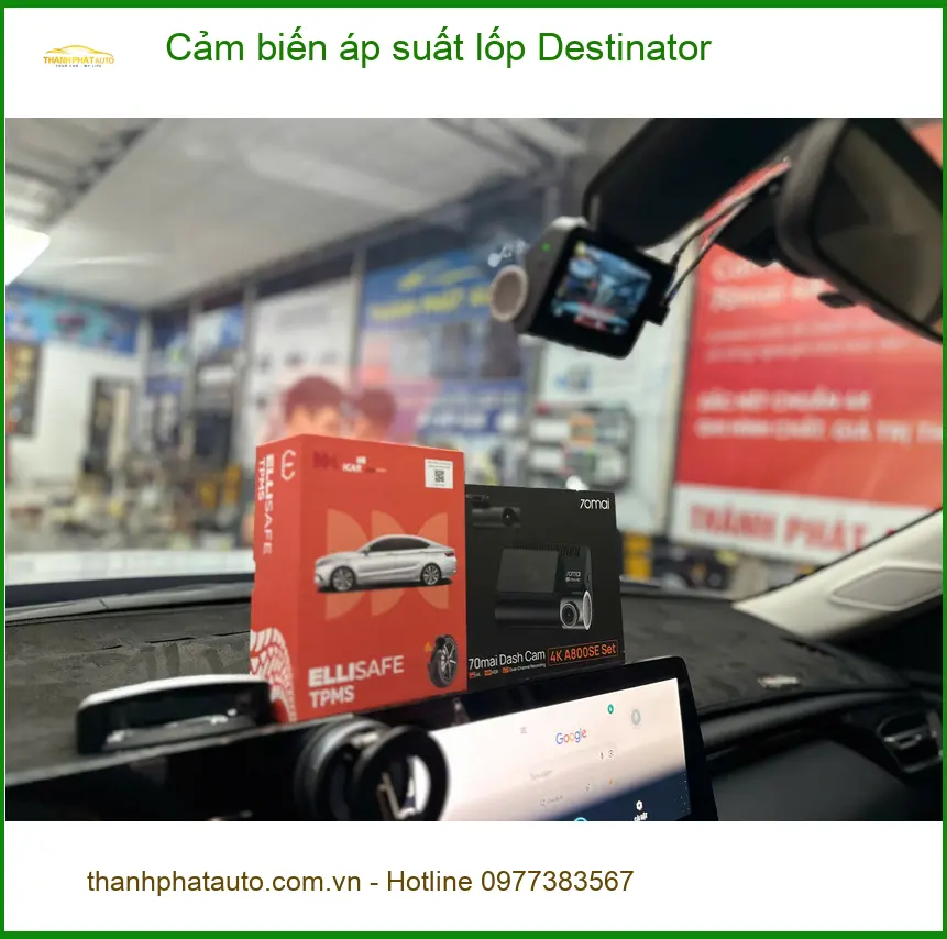 Anh Khang lắp cảm biến áp suất lốp Destinator cho Lux A2.0 Bình Tân an toàn ảnh thực tế 2