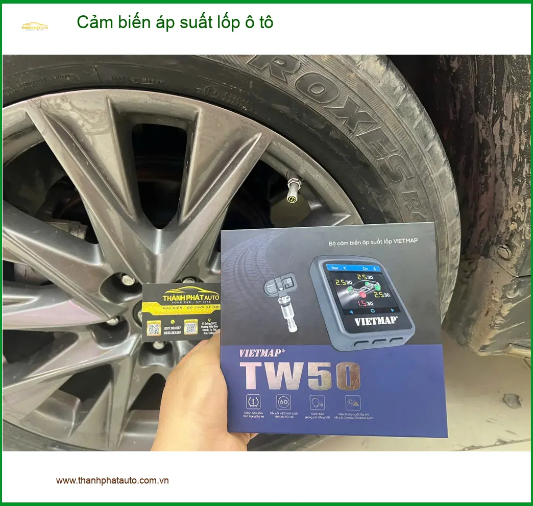 Anh Bình lắp cảm biến áp suất lốp cho Hyundai Accent tại Gò Vấp ảnh thực tế 2