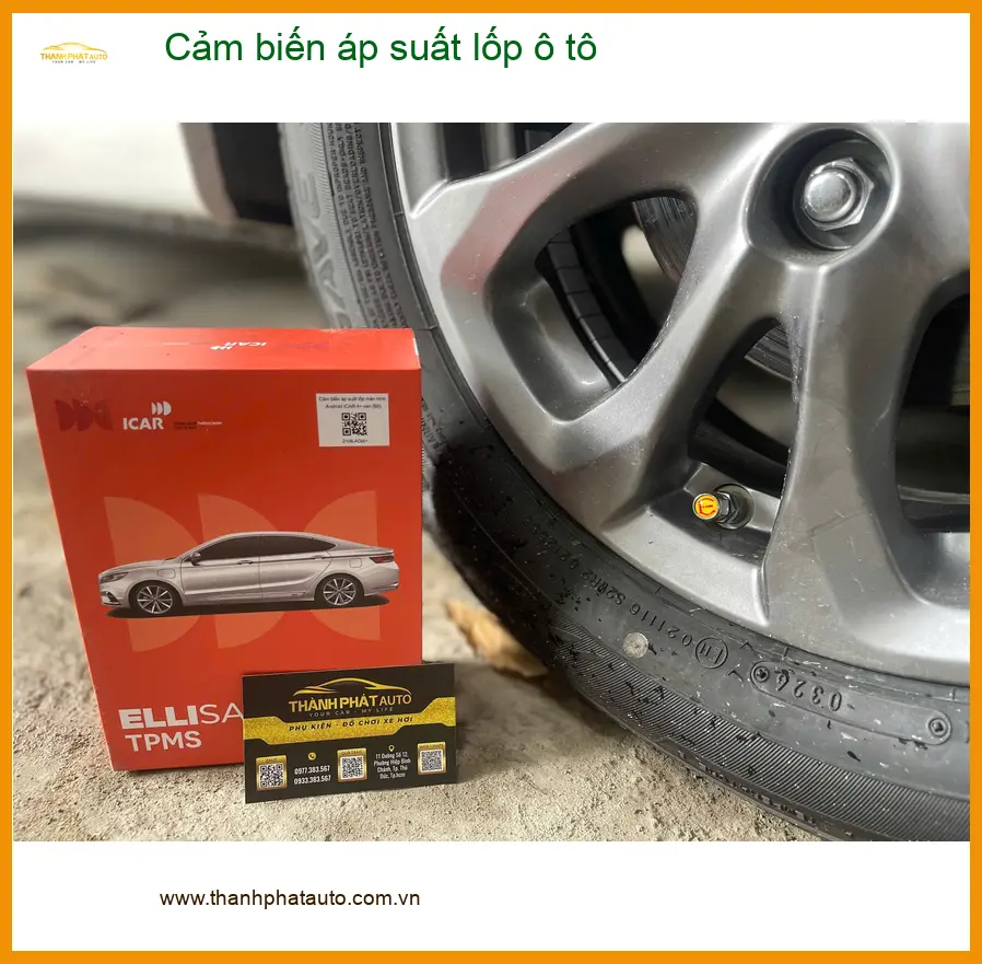 Anh Trung lắp cảm biến áp suất lốp ô tô Kia Sorento tại Quận 12