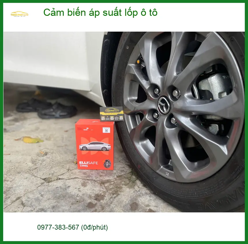 Anh Trung lắp cảm biến áp suất lốp ô tô Kia Sorento tại Quận 12 ảnh thực tế 2