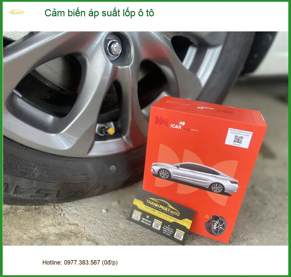 Anh Khang lắp cảm biến áp suất lốp chính hãng cho Hyundai Santa Fe tại Quận 7 ảnh thực tế 2