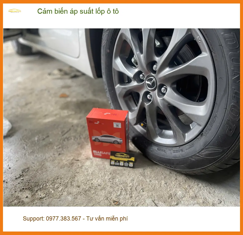 Anh Hải lắp cảm biến áp suất lốp ô tô Ford Everest tại Quận Bình Tân ảnh thực tế 2