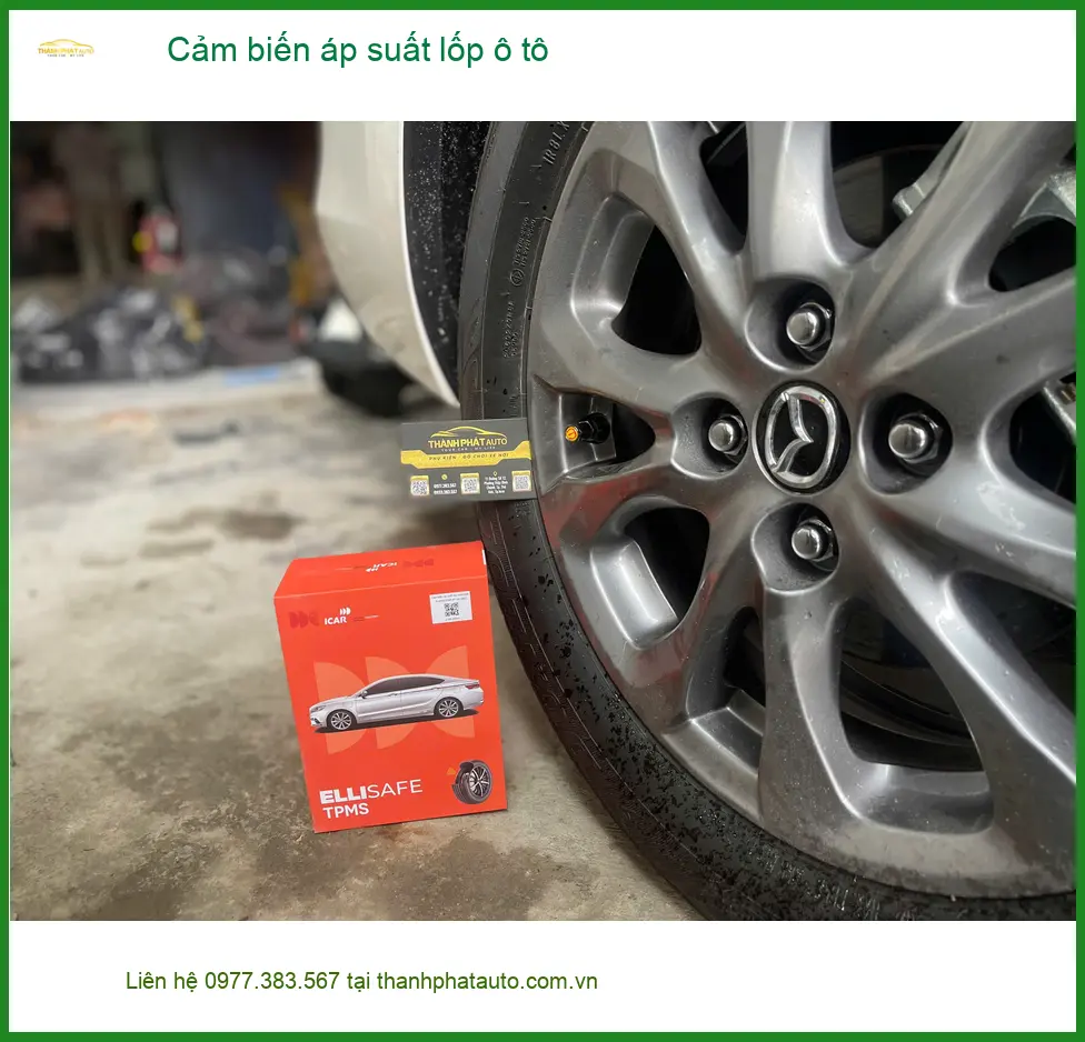Anh Hải lắp cảm biến áp suất lốp ô tô Ford Everest tại Quận Bình Tân ảnh thực tế 4