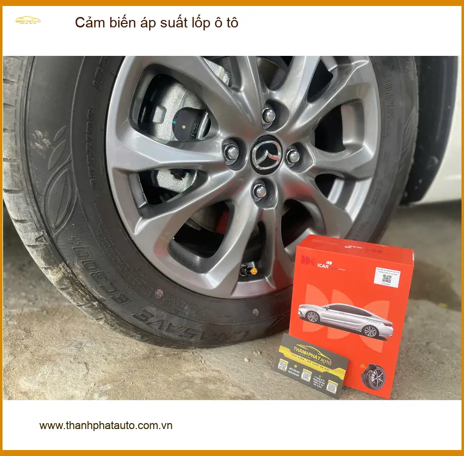 Anh Khang lắp cảm biến áp suất lốp chính hãng cho Hyundai Santa Fe tại Quận 7 ảnh thực tế 4