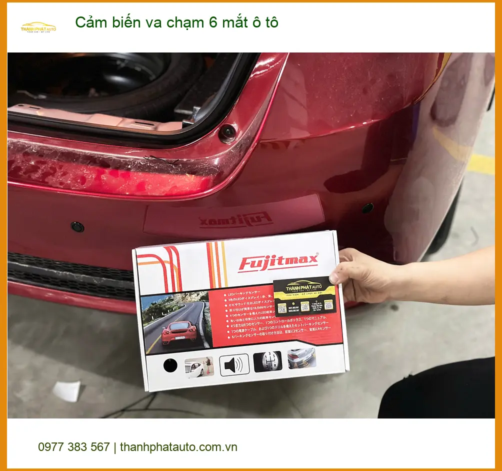 Anh Phước lắp cảm biến va chạm 6 mắt Honda HR-V tại Quận 2 tránh va quẹt ảnh thực tế 3