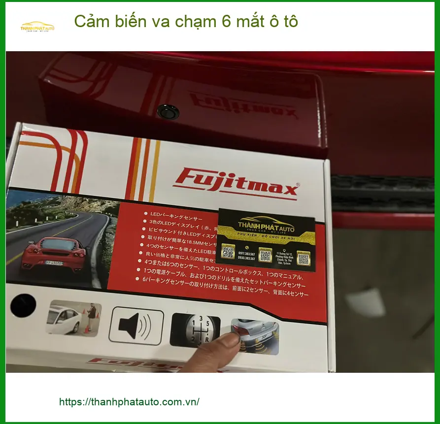 Chị Minh lắp cảm biến va chạm 6 mắt ô tô Toyota Raize tại Quận Bình Tân ảnh thực tế 2