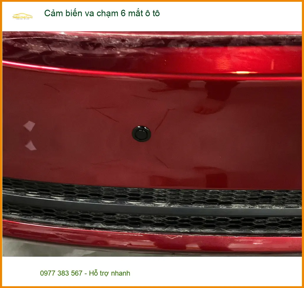 Cô Diễm lắp cảm biến va chạm 6 mắt cho xe Creta tại Thủ Đức an toàn ảnh thực tế 2