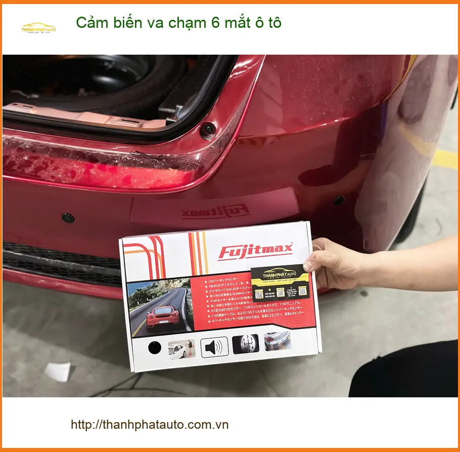 Cô Diễm lắp cảm biến va chạm 6 mắt cho xe Creta tại Thủ Đức an toàn ảnh thực tế 4