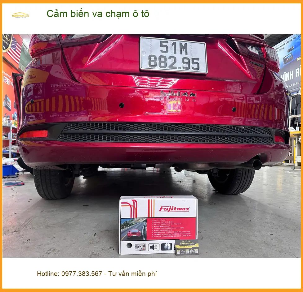 Anh Lâm lắp cảm biến va chạm ô tô cho Mazda CX-5 tại Quận 12 để lái xe an toàn hơn ảnh thực tế 2