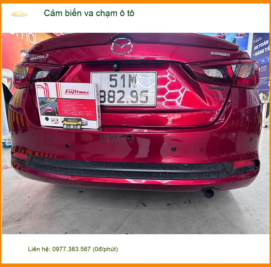 Anh Lâm lắp cảm biến va chạm ô tô cho Mazda CX-5 tại Quận 12 để lái xe an toàn hơn ảnh thực tế 3