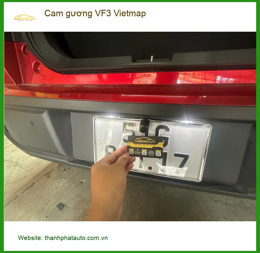 Anh Phi lắp Cam gương Vietmap cho VinFast VF3 tại Quận 4 an tâm di chuyển ảnh thực tế 4