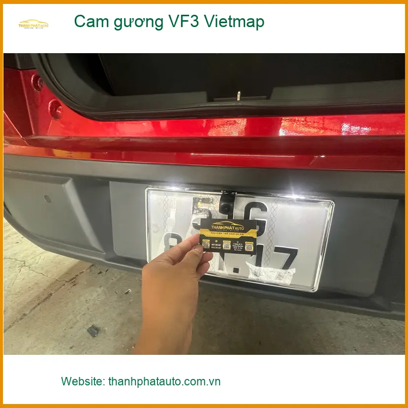 Bác Cường lắp cam gương Vietmap cho VinFast VF3 tại Quận Tân Bình để an tâm di chuyển trong phố ảnh thực tế 2