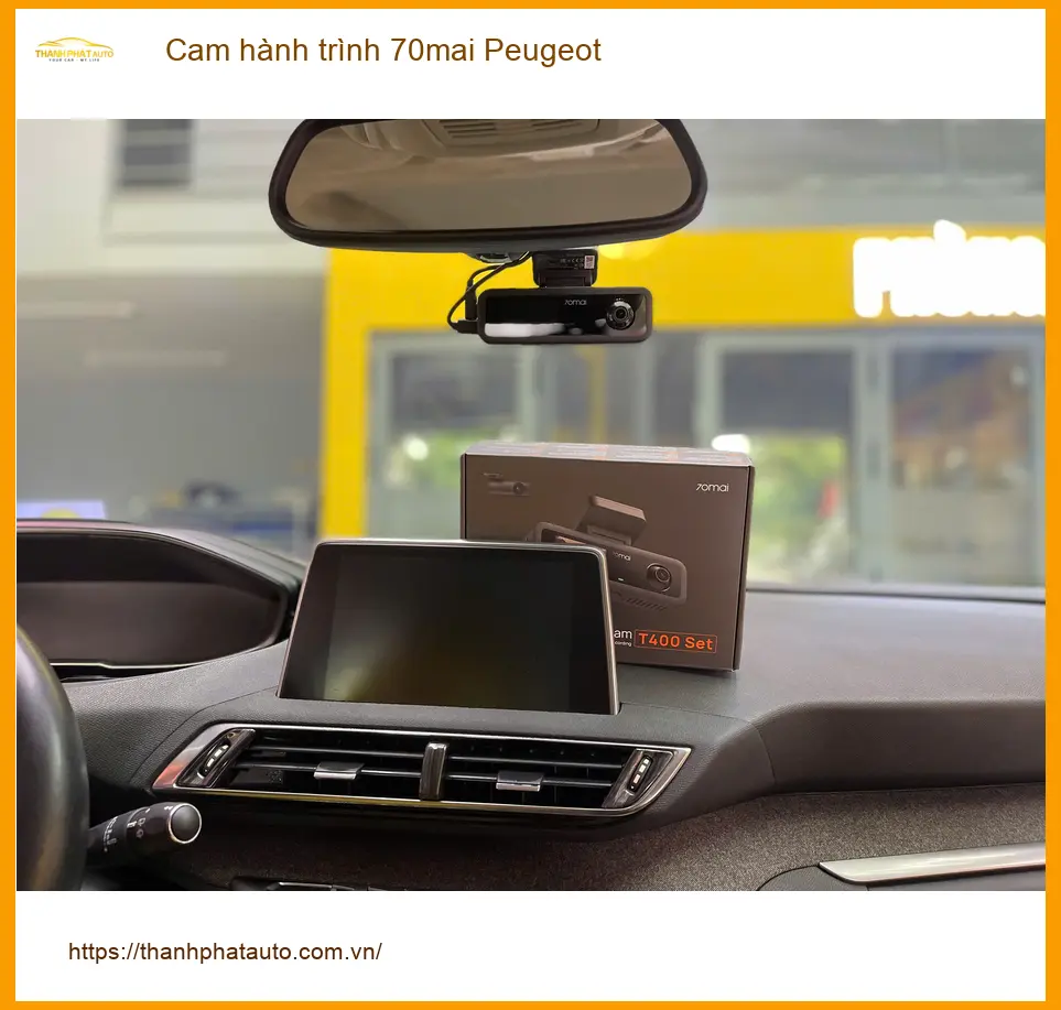 Anh Quang lắp Cam hành trình 70mai cho Peugeot 5008 tại Củ Chi chính hãng ảnh thực tế 3