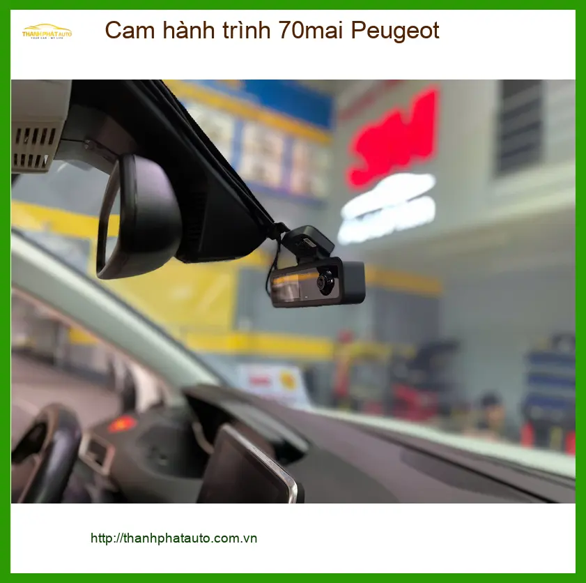 Anh Quang lắp Cam hành trình 70mai cho Peugeot 5008 tại Củ Chi chính hãng ảnh thực tế 4