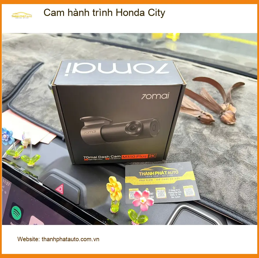 Anh Tùng lắp cam hành trình Honda City ở Hóc Môn để ghi lại mọi cung đường an toàn ảnh thực tế 2