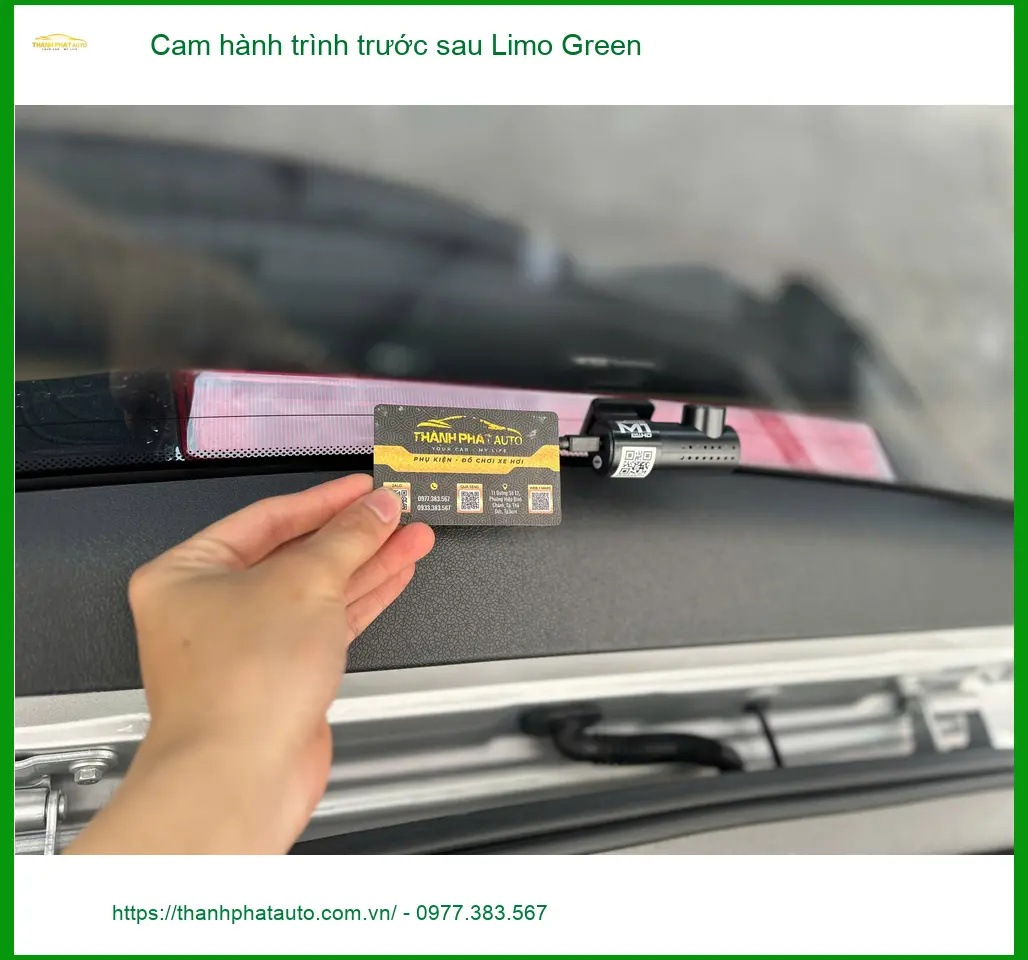 Anh Tùng lắp Cam hành trình trước sau Limo Green Quận Gò Vấp