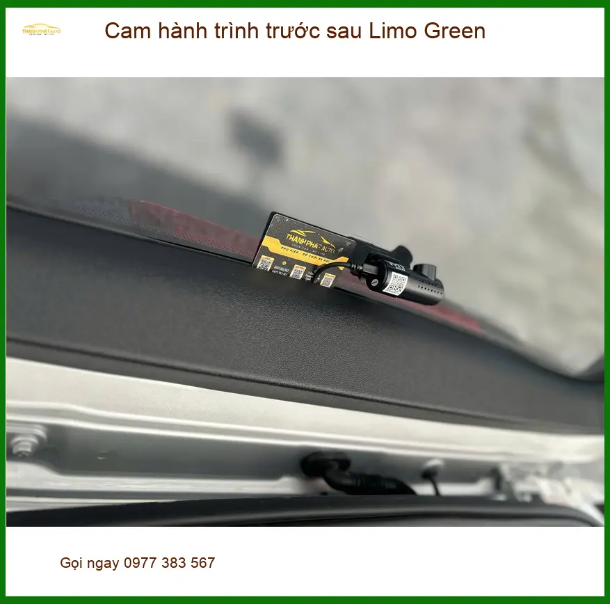 Anh Tùng lắp Cam hành trình trước sau Limo Green Quận Gò Vấp ảnh thực tế 2