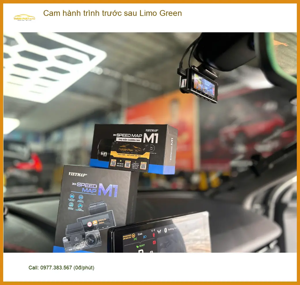 Chú Phong lắp cam hành trình trước sau Limo Green cho Honda HRV Quận 12 ghi hình an toàn ảnh thực tế 2