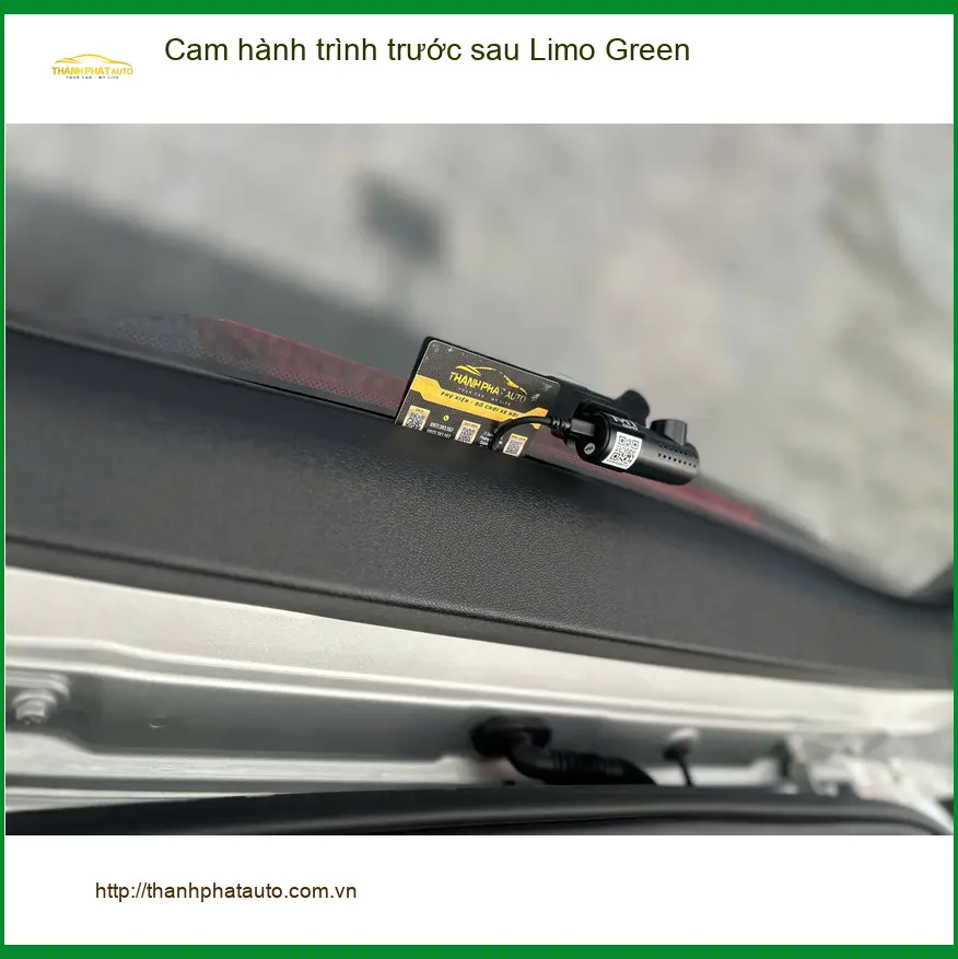 Chú Phong lắp cam hành trình trước sau Limo Green cho Honda HRV Quận 12 ghi hình an toàn ảnh thực tế 3