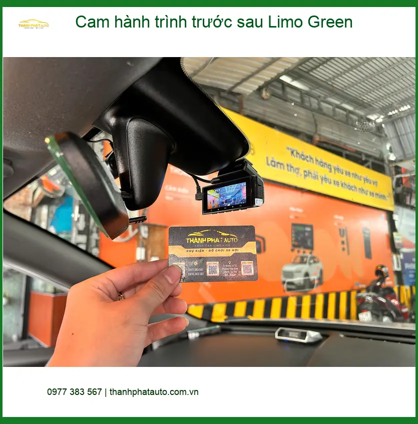 Anh Bảo lắp cam hành trình trước sau Limo Green cho Vios tại Quận 1 ảnh thực tế 3