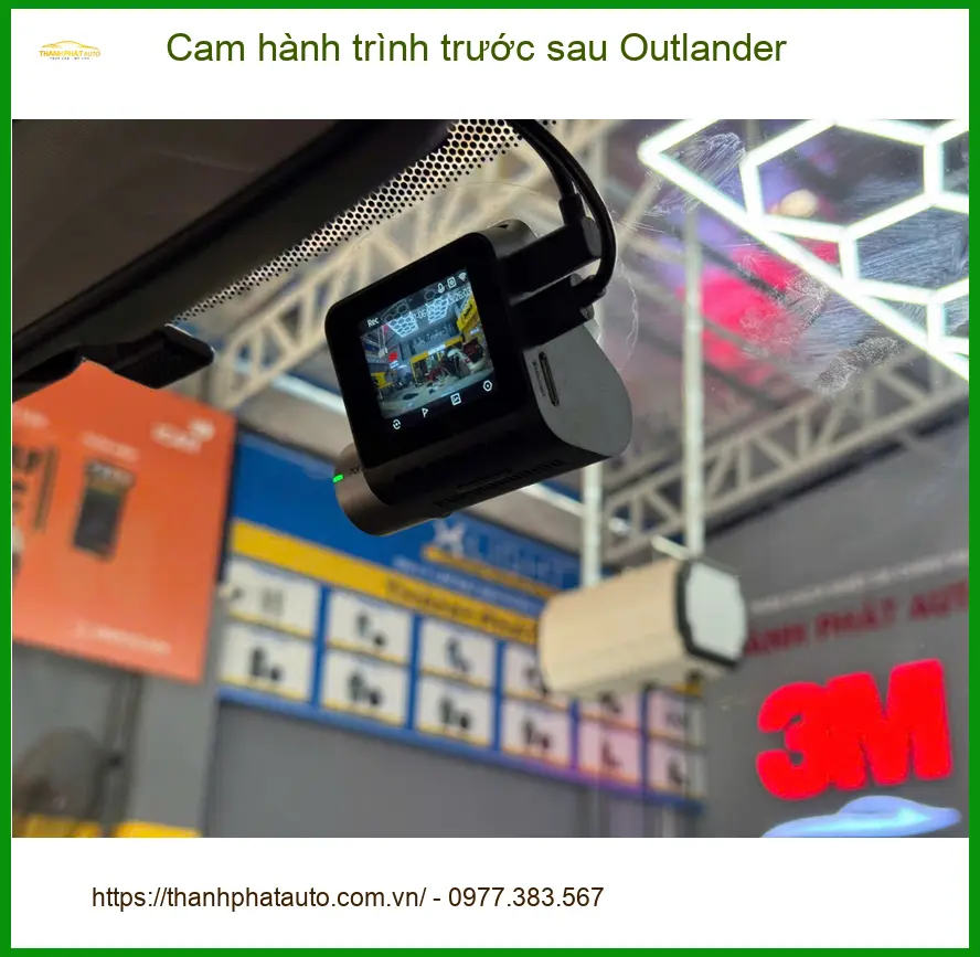 Anh Minh gắn cam hành trình trước sau Outlander Quận Gò Vấp ảnh thực tế 2