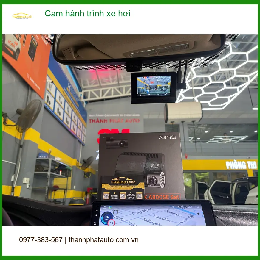 Chị Mai Anh lắp cam hành trình xe Hyundai Accent Quận 6 an tâm lái xe