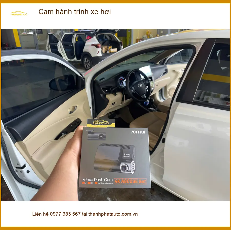 Chị Mai Anh lắp cam hành trình xe Hyundai Accent Quận 6 an tâm lái xe ảnh thực tế 3