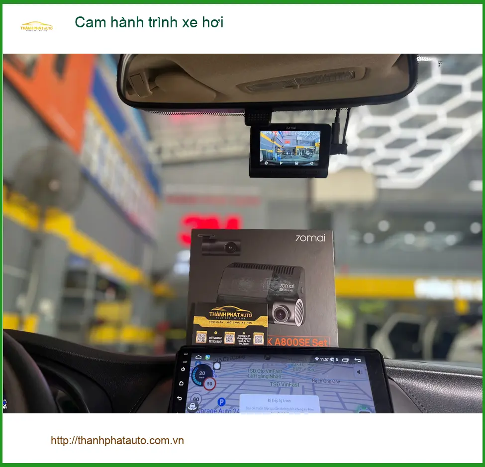 Chị Mai Anh lắp cam hành trình xe Hyundai Accent Quận 6 an tâm lái xe ảnh thực tế 4