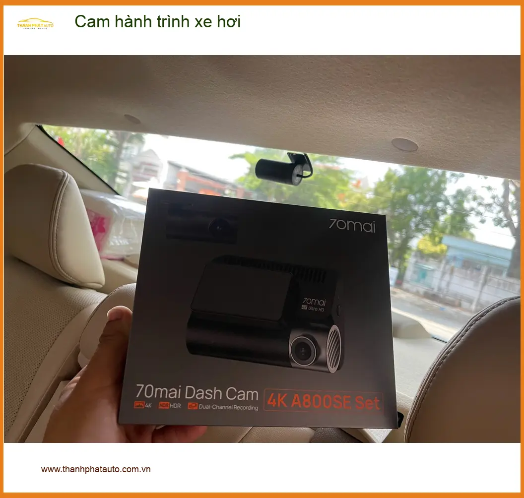 Chị Thảo lắp cam hành trình xe hơi tại Quận 5 cho Hyundai Kona ảnh thực tế 2