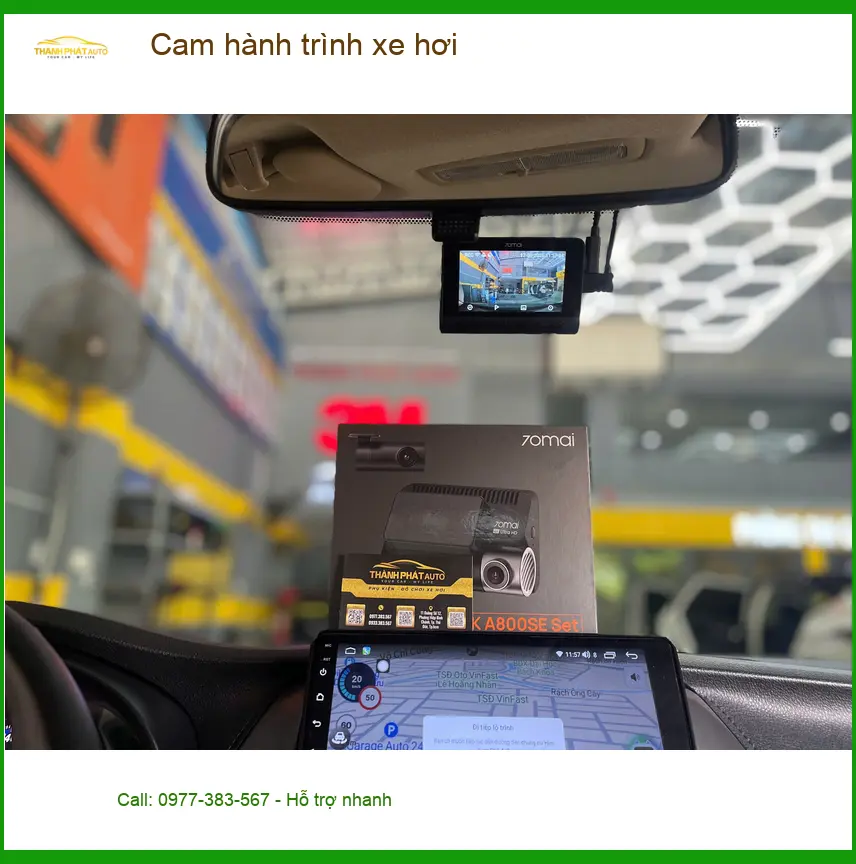 Chị Thảo lắp cam hành trình xe hơi tại Quận 5 cho Hyundai Kona ảnh thực tế 3