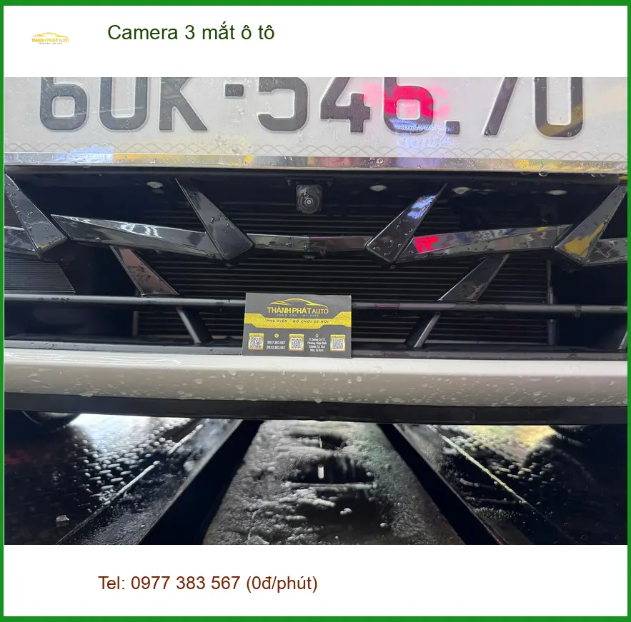 Anh Tùng lắp Camera 3 mắt ô tô cho Hyundai Kona tại Quận 9 để yên tâm hơn khi lái xe ảnh thực tế 5