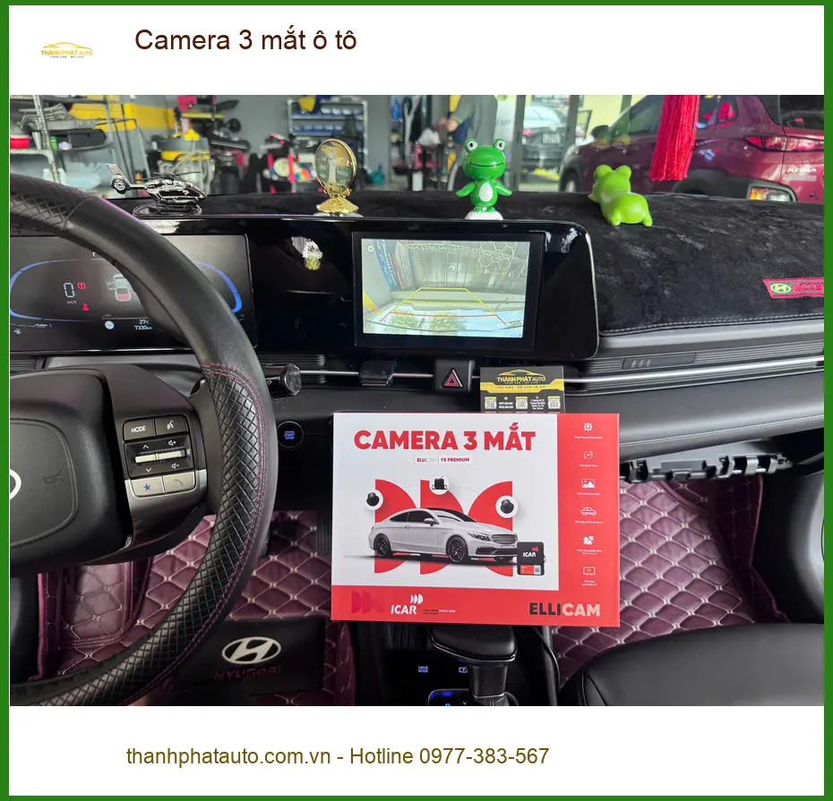 Anh Đạt lắp camera 3 mắt ô tô cho Toyota Corolla Cross tại Quận Thủ Đức ảnh thực tế 3