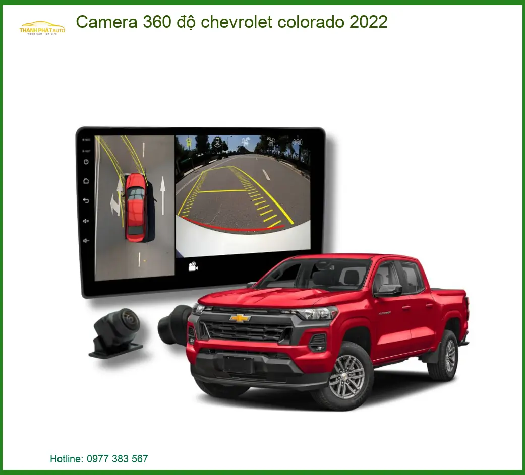 Camera 360 độ Chevrolet Colorado 2022 - Địa Chỉ Lắp Đặt Uy Tín TPHCM
