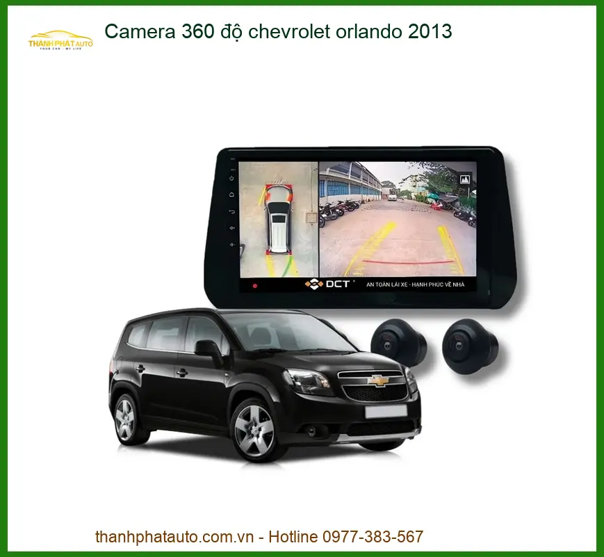Camera 360 độ Chevrolet Orlando 2013 - Trung Tâm Gắn Uy Tín TPHCM