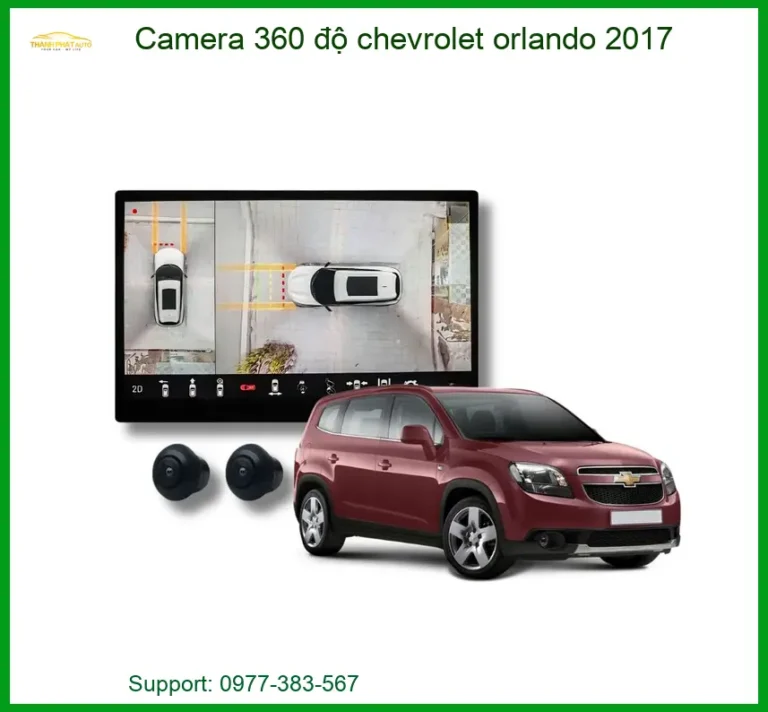 Camera 360 độ Chevrolet Orlando 2017 - Địa Chỉ Lắp Đặt Uy Tín TPHCM