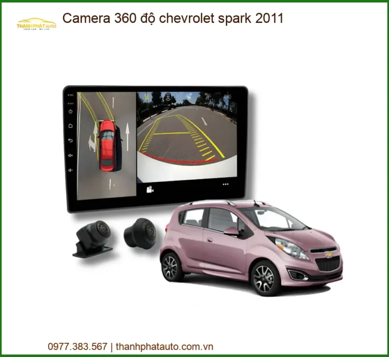 Camera 360 độ Chevrolet Spark 2011 - Địa Chỉ Lắp Đặt Uy Tín TPHCM