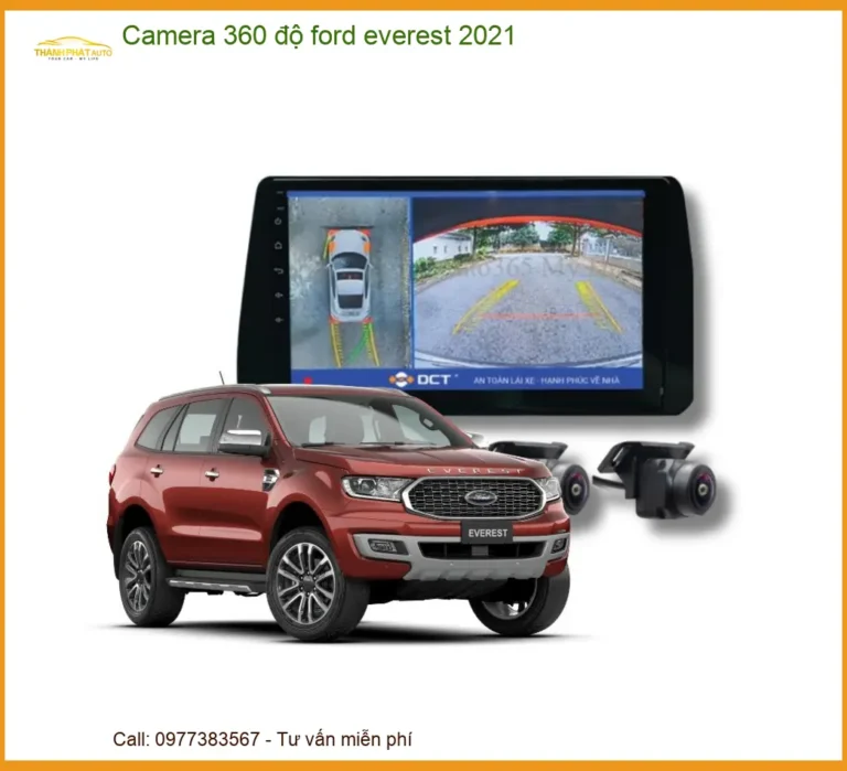 Camera 360 độ Ford Everest 2021 - Trung Tâm Lắp Đặt Uy Tín TPHCM