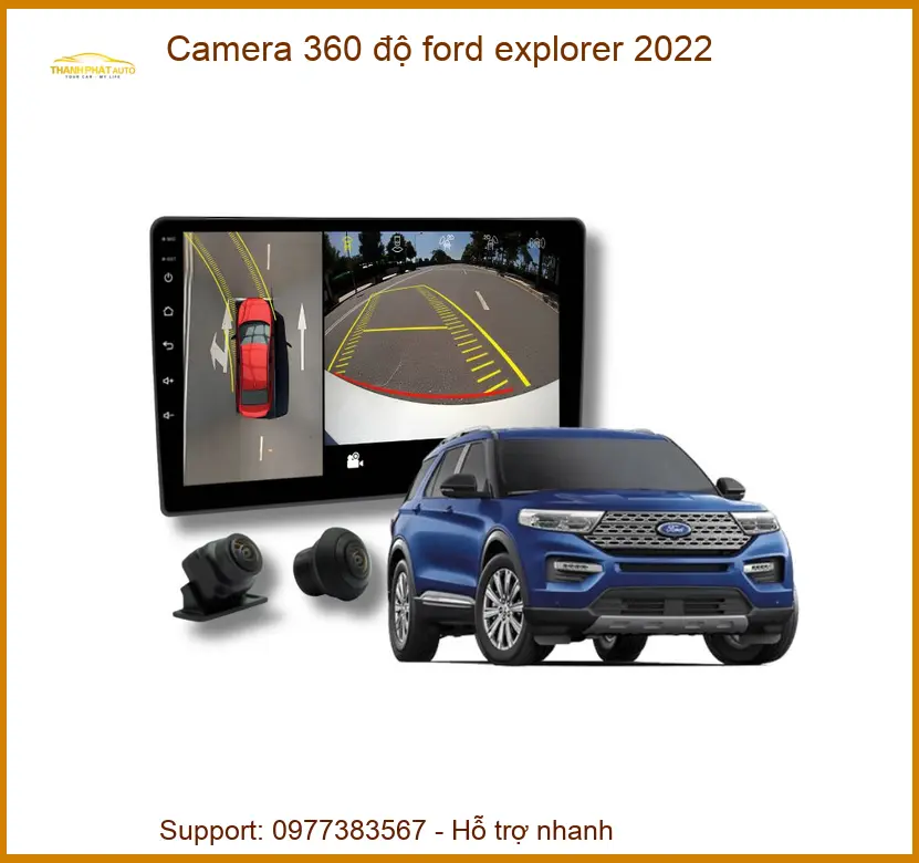 Camera 360 độ Ford Explorer 2022 - Trung Tâm Lắp Đặt Chính Hãng TPHCM