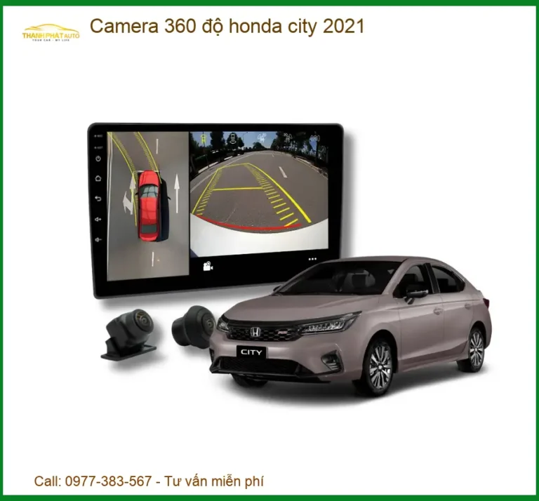 Camera 360 độ Honda City 2021 - Trung Tâm Lắp Đặt Uy Tín TPHCM